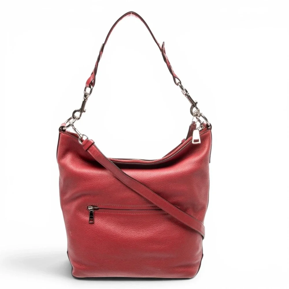 Coach‎ Abby Duffle Rose Petal Pink Pebbled Leather Shoulder Bag F31507 NEW